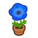 Blue Windflower Plant Animal Crossing New Horizons | ACNH Critter - Nookmall