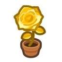 Gold Rose Plant Animal Crossing New Horizons | ACNH Critter - Nookmall