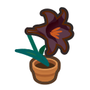 Black Lily Plant Animal Crossing New Horizons | ACNH Critter - Nookmall