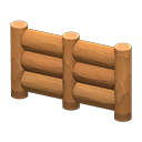 Log-Wall Fence Animal Crossing New Horizons | ACNH Items - Nookmall