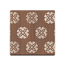 Brown Floral Flooring Animal Crossing New Horizons ACNH – Nook Mall