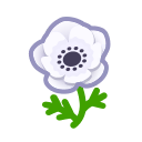White Windflowers Animal Crossing New Horizons | ACNH Critter - Nookmall