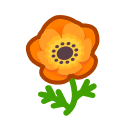 Orange Windflowers Animal Crossing New Horizons | ACNH Critter - Nookmall