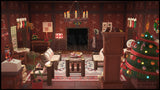 Animal Crossing Cozy Christmas Livingroom | ACNH Christmas Design