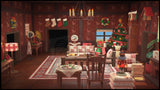 Animal Crossing Cozy Christmas Livingroom | ACNH Christmas Design