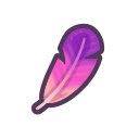 Purple Feather Animal Crossing New Horizons | ACNH Critter - Nookmall