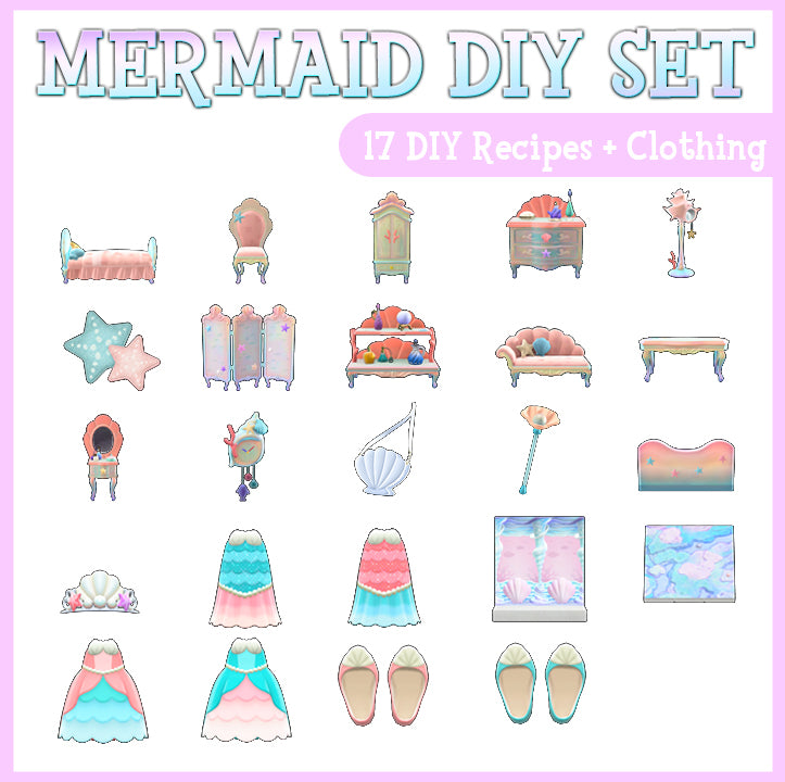 ACNH Mermaid DIY Recipes