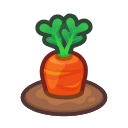 Ripe Carrot Plant Animal Crossing New Horizons | ACNH Critter - Nookmall