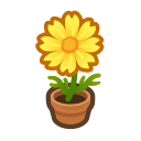 Yellow Cosmos Plant Animal Crossing New Horizons | ACNH Critter - Nookmall