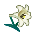 White Lilies Animal Crossing New Horizons | ACNH Critter - Nookmall