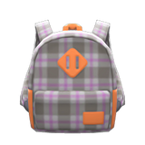Checkered Backpack Animal Crossing New Horizons | ACNH Items - Nookmall