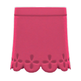 Cut-Pleather Skirt