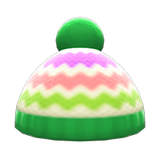 Colorful Striped Knit Cap