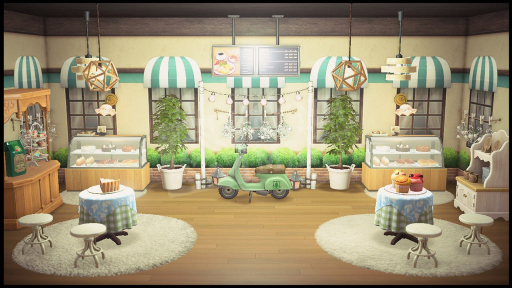 ACNH Dessert Cafe Design | Animal Crossing Cafe Ideas and Tips
