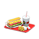 Diced-Salad Sandwich Set Animal Crossing New Horizons | ACNH Critter - Nookmall