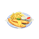 Fish-And-Chips Animal Crossing New Horizons | ACNH Critter - Nookmall