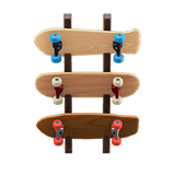 Skateboard Wall Rack DIY Recipe