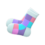 Color-Blocked Socks Animal Crossing New Horizons | ACNH Items - Nookmall