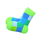 Color-Blocked Socks Animal Crossing New Horizons | ACNH Items - Nookmall