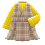 Checkered Jumper Dress Animal Crossing New Horizons | ACNH Items - Nookmall
