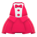 Chic Tuxedo Dress Animal Crossing New Horizons | ACNH Items - Nookmall