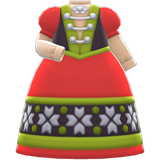 Cold-Country Dress Animal Crossing New Horizons | ACNH Items - Nookmall