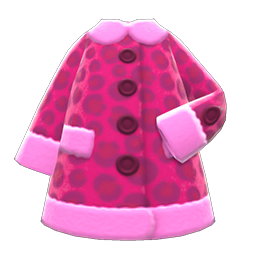 Animal-Print Coat Animal Crossing New Horizons | ACNH Items - Nookmall