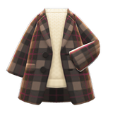 Checkered Chesterfield Coat Animal Crossing New Horizons | ACNH Items - Nookmall