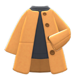 Collarless Coat Animal Crossing New Horizons | ACNH Items - Nookmall