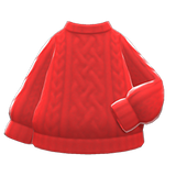 Aran-Knit Sweater Animal Crossing New Horizons | ACNH Items - Nookmall