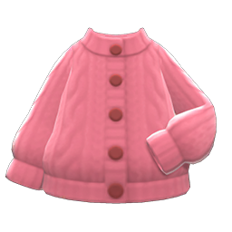 Aran-Knit Cardigan Animal Crossing New Horizons | ACNH Items - Nookmall