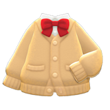 Cardigan School Uniform Top Animal Crossing New Horizons | ACNH Items - Nookmall