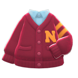 College Cardigan Animal Crossing New Horizons | ACNH Items - Nookmall