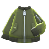 Bomber-Style Jacket Animal Crossing New Horizons | ACNH Items - Nookmall