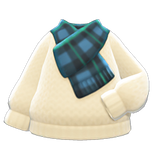 Checkered Muffler Animal Crossing New Horizons | ACNH Items - Nookmall