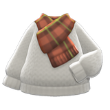 Checkered Muffler Animal Crossing New Horizons | ACNH Items - Nookmall