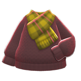 Checkered Muffler Animal Crossing New Horizons | ACNH Items - Nookmall