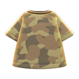 Camo Tee Animal Crossing New Horizons | ACNH Items - Nookmall