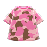 Camo Tee Animal Crossing New Horizons | ACNH Items - Nookmall