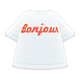 Bonjour Tee Animal Crossing New Horizons | ACNH Items - Nookmall