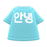 Annyeong Tee Animal Crossing New Horizons | ACNH Items - Nookmall