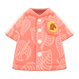 Coral Nook Inc. Aloha Shirt Animal Crossing New Horizons | ACNH Items - Nookmall