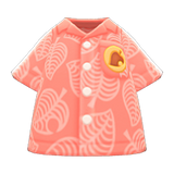 Coral Nook Inc. Aloha Shirt Animal Crossing New Horizons | ACNH Items - Nookmall