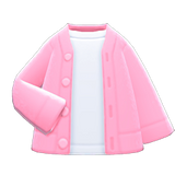 Cardigan-Shirt Combo Animal Crossing New Horizons | ACNH Items - Nookmall