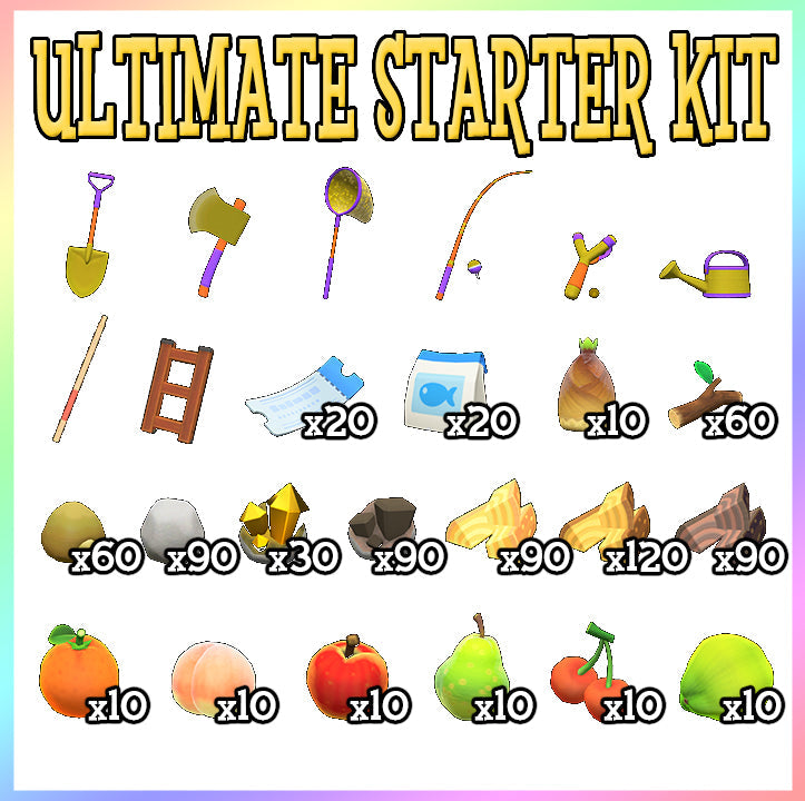 ACNH Ultimate Starter Kit | Animal Crossing Starter Set
