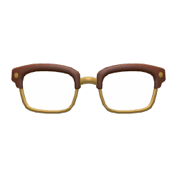 Squared Browline Glasses