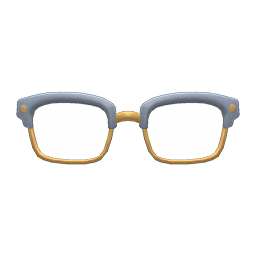 Squared Browline Glasses