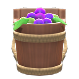 Grape-Harvest Basket Animal Crossing New Horizons | ACNH Items - Nookmall