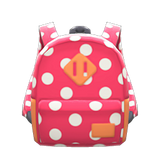 Polka-Dot Backpack Animal Crossing New Horizons | ACNH Items - Nookmall