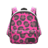 Leopard-Print Backpack Animal Crossing New Horizons | ACNH Items - Nookmall